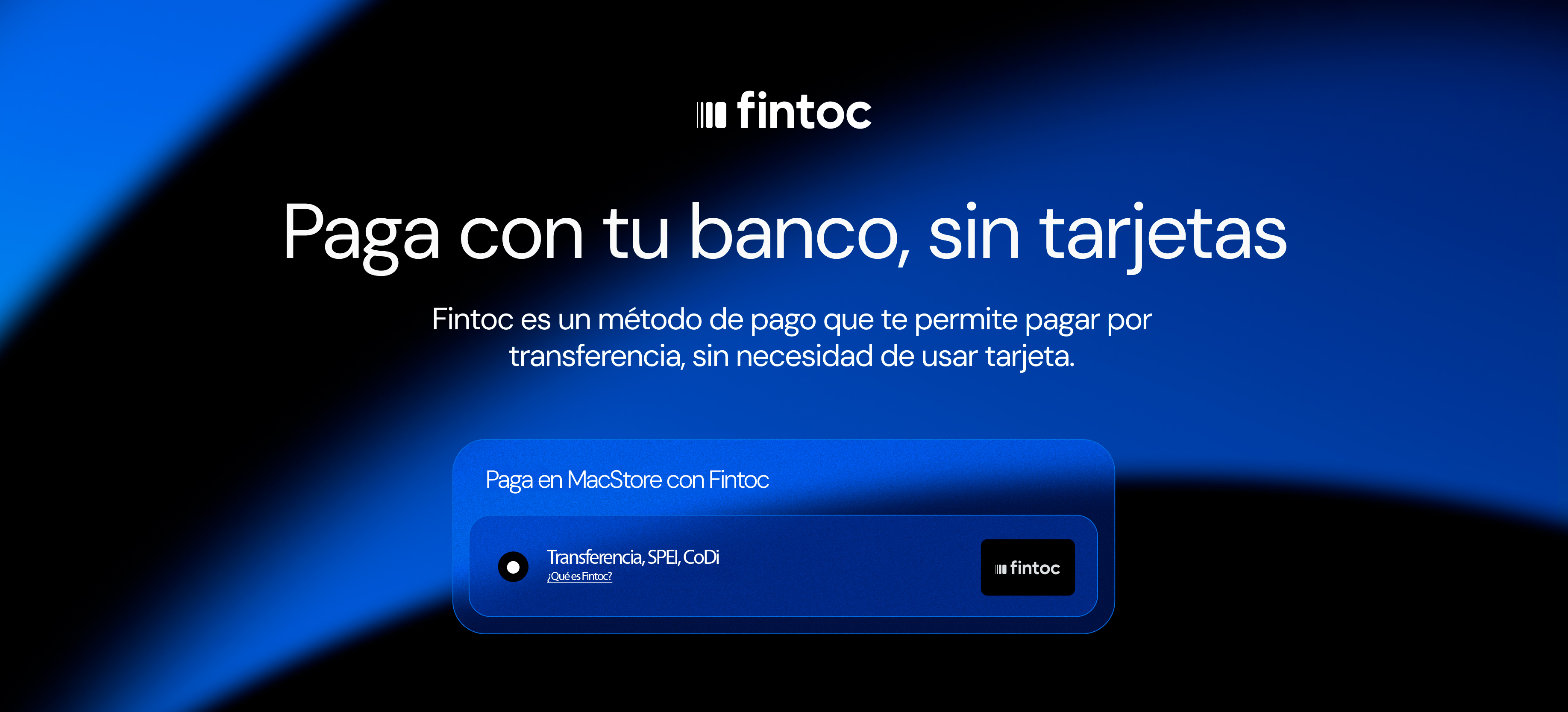 Banner Header Fintoc