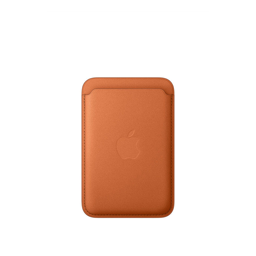 cartera apple iphone magsafe naranja zorro                            
