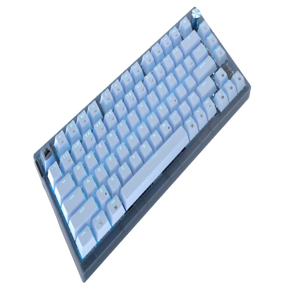 teclado inalambrico corsair k65 plus ch-91d461e-na azul glacial       
