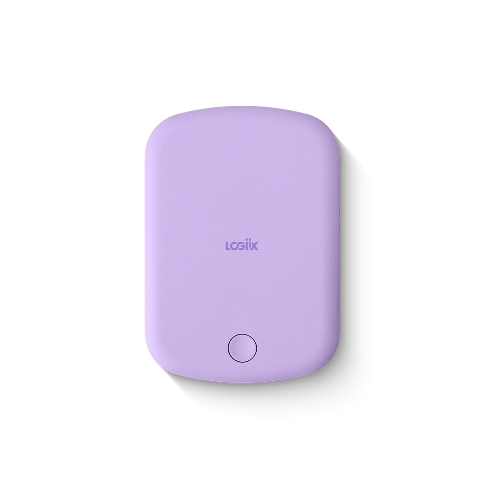 bateria portatil logiix 5000 mah magsafe lavanda                      