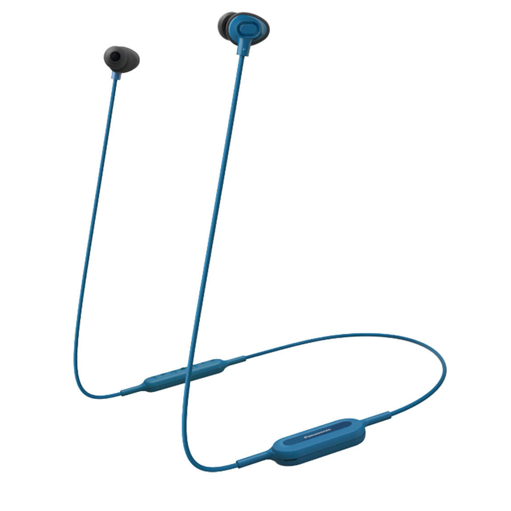 audífonos panasonic rp-nj310bpua bt inalámbrico azul                  