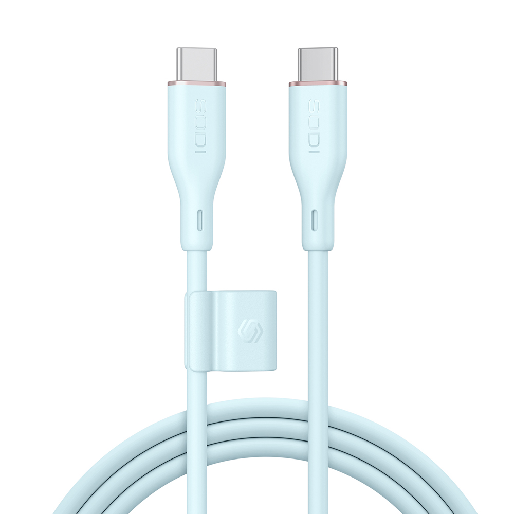 cable sodi 340 carga 100w azul 1.8 mts                                