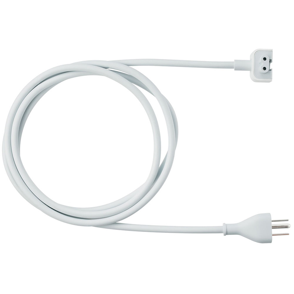 Con este cable alargador puedes usar el adaptador de corriente de Apple desde más lejos. Te sirve para los adaptadores de corriente MagSafe y MagSafe 2, y para los adaptadores de corriente USB de 10, 12 y 29 vatios.
