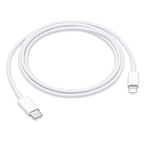 Cable Apple MUQ93AM/A USB-C a Lightning 1 m Blanco