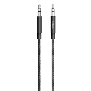 Cable Belkin AV10164BT04-BLK Auxiliar 3.5 Para Audio 1.2 m Negro