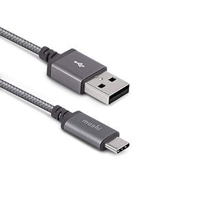 Cable Moshi Integra USB-C a USB-A 1.5m Gris Titanio