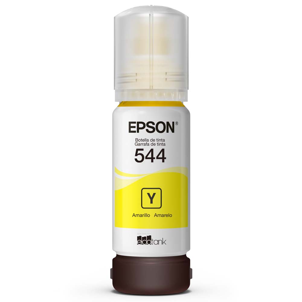 botella de tinta epson t544420-al dye amarillo                        
