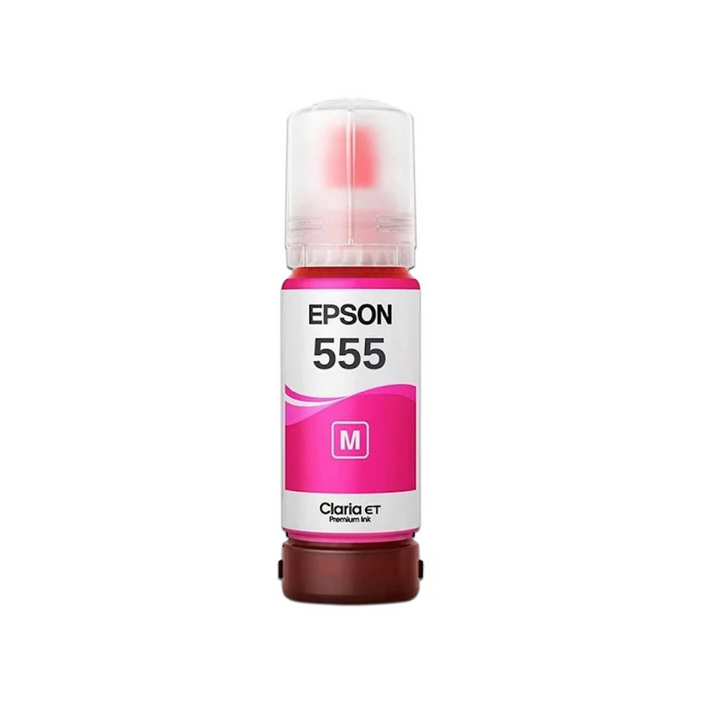 botella de tinta epson t555320 magenta                                