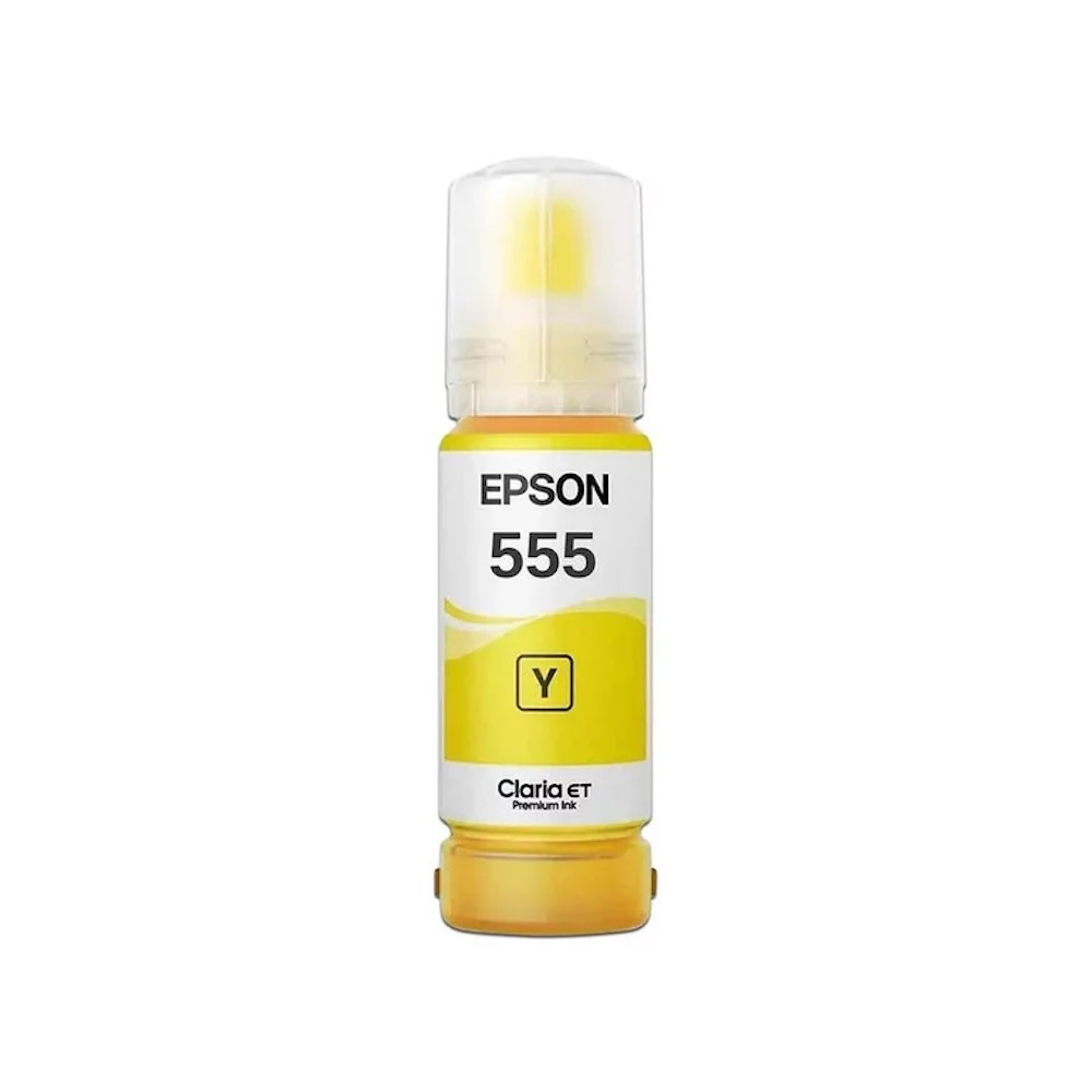 botella de tinta epson t555420 amarillo                               