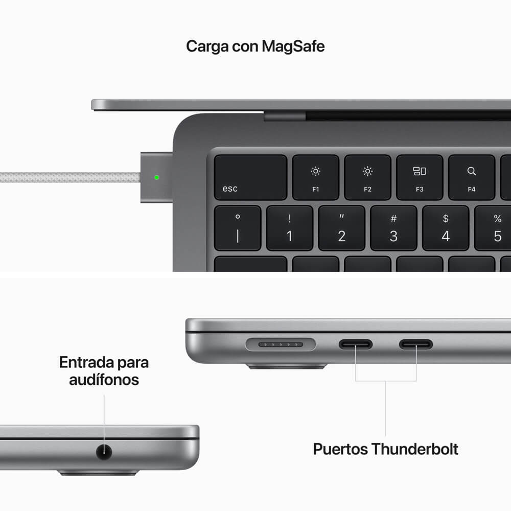 Cable USB-C a MagSafe 3 Apple de 2 m - MacOnline
