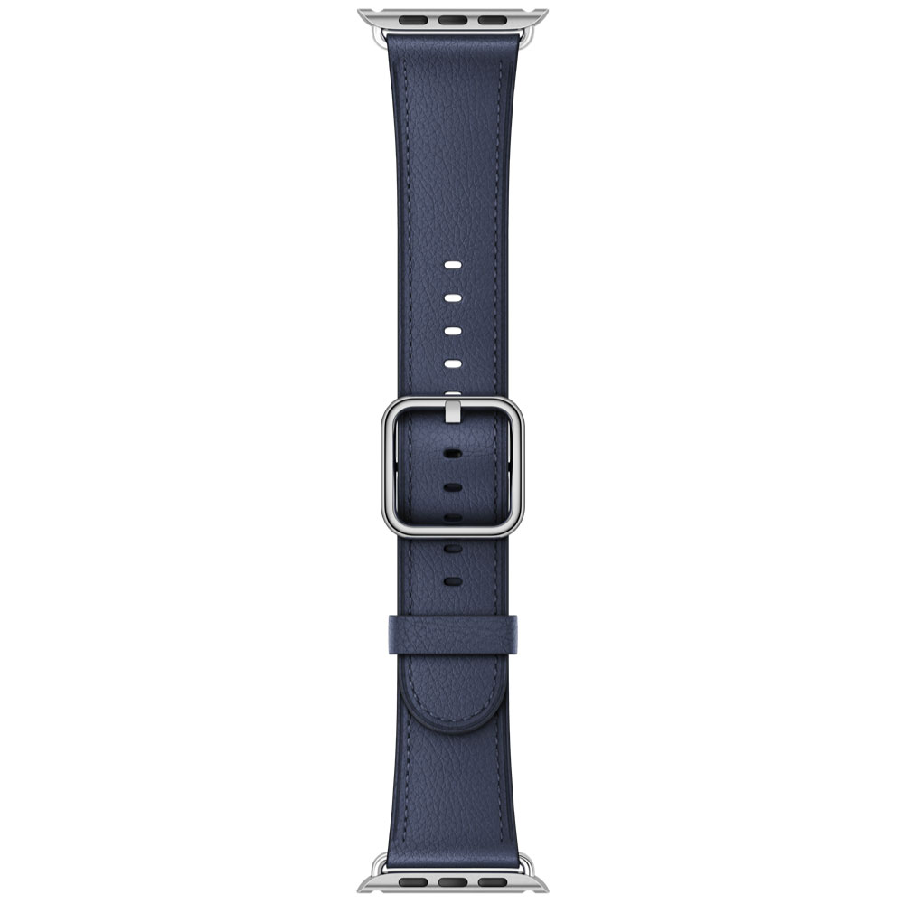 correa apple azul noche para caja de 46-45-44 mm hebilla clasica      