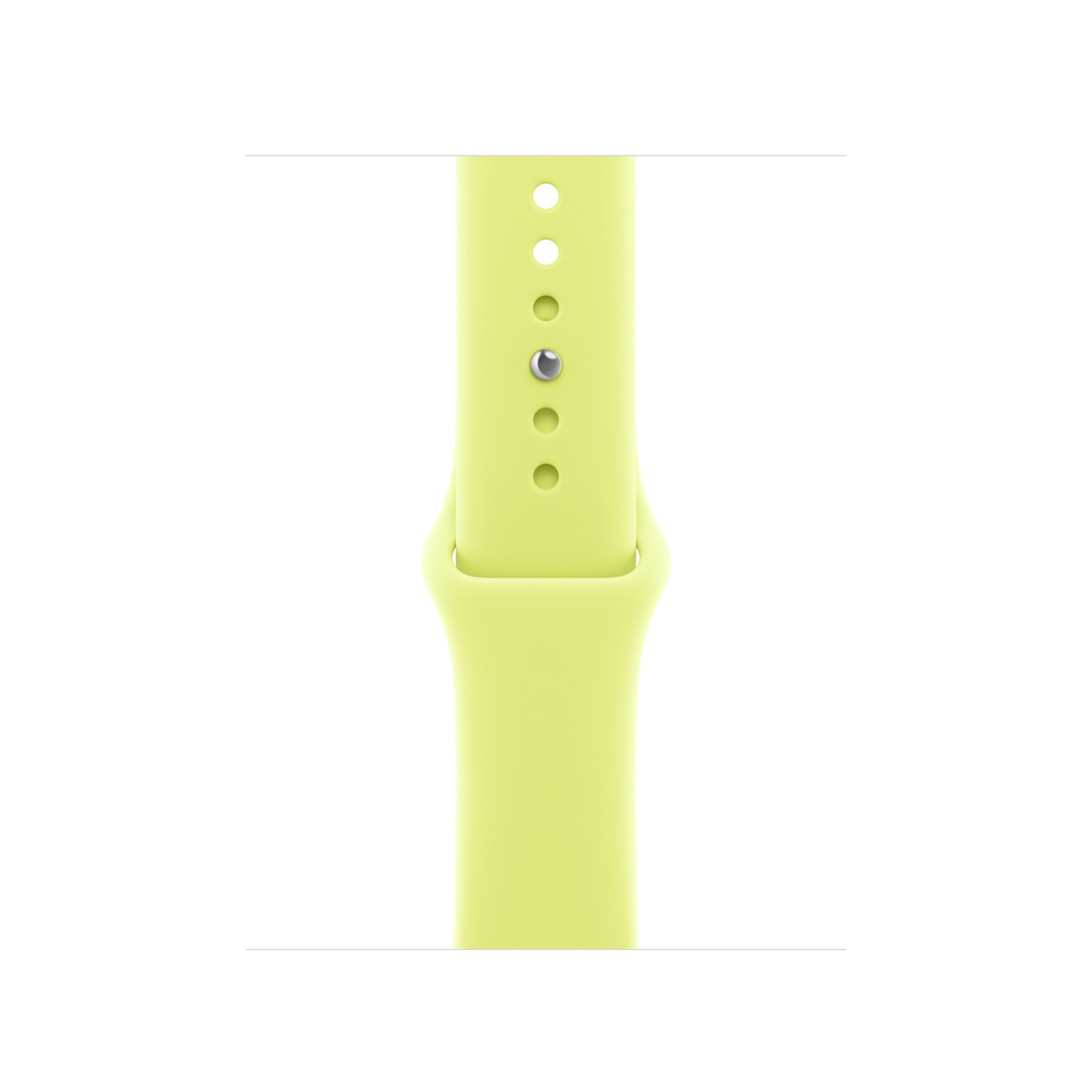 correa apple deportiva caja de 42 mm s-m amarillo neon                