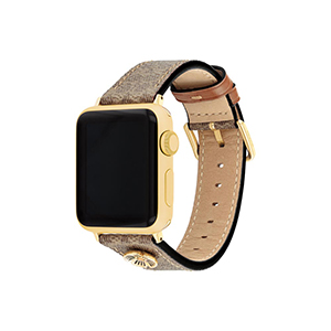 Comprar correa coach 14700235 apple watch 42 41 40 mm piel beige