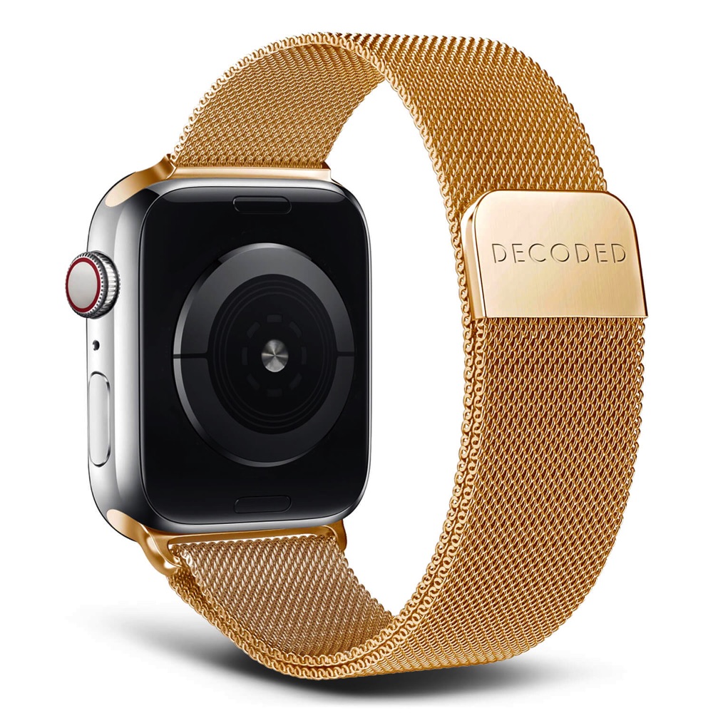 correa decoded milan traction apple watch 42-41-40 mm oro             