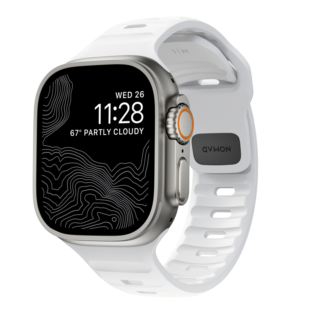 correa nomad sport apple watch 49-46-45-44mm blanco                   