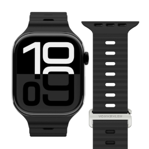 Compra Correa Vonmahlen Deportiva Apple Watch 49 - 46 - 45 mm Silicon Negro