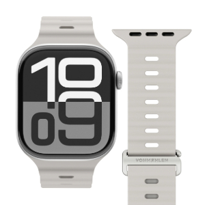 Compra Correa Vonmahlen Deportiva Apple Watch 42 - 41 - 40 mm Silicon Crema