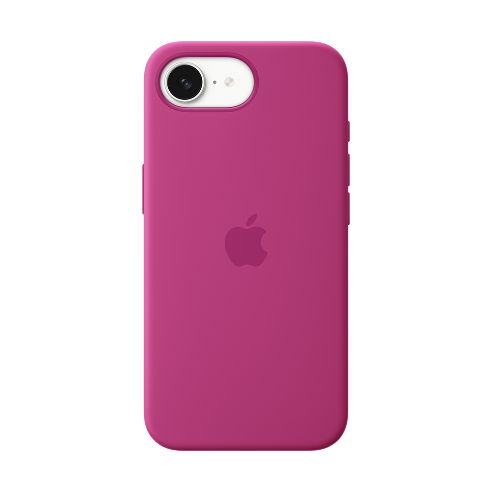 funda apple iphone 16e silicon fucsia                                 