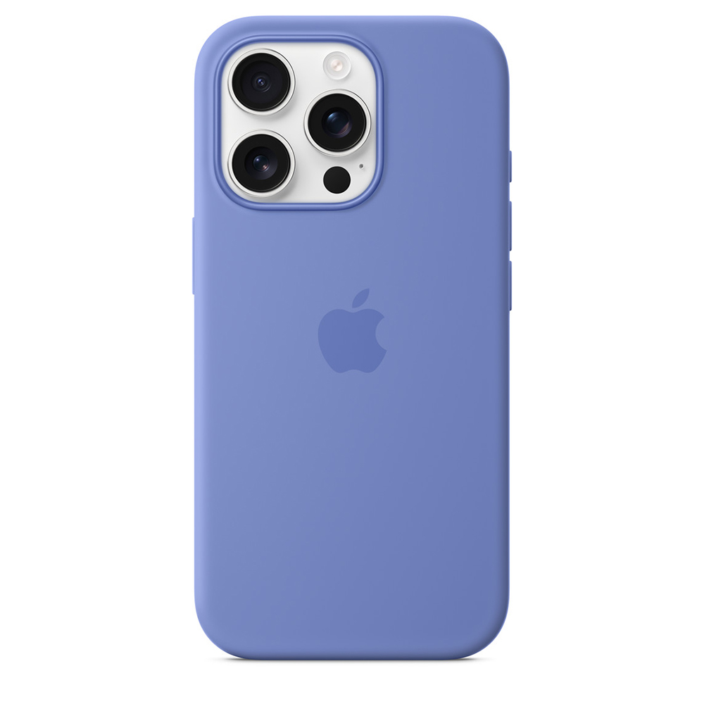funda apple iphone 16 pro silicon violeta azul                        