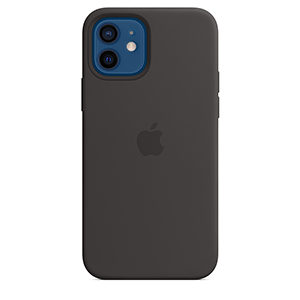 Funda Apple iPhone 12-12 Pro MagSafe Silicon Negra                    