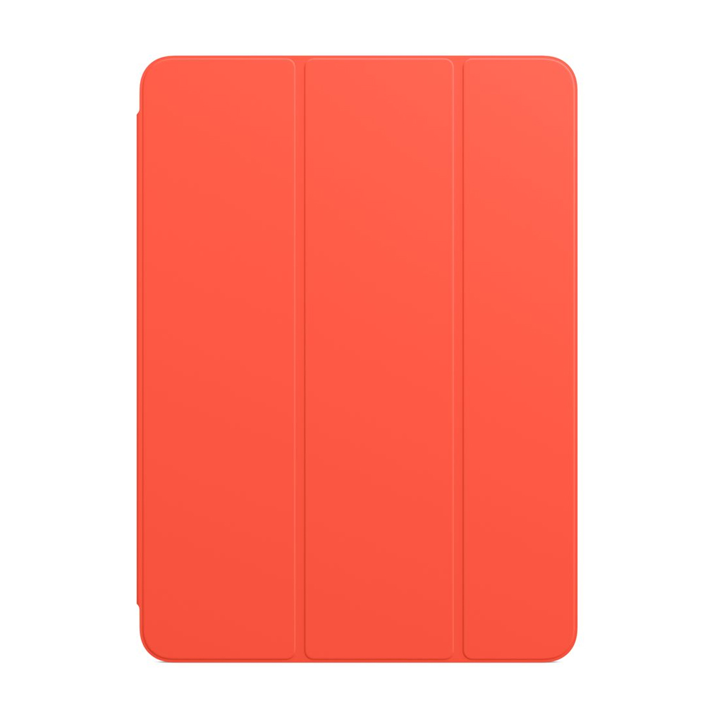 funda smart folio apple ipad air 4-5 gen naranja electrico            