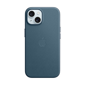 Funda Apple iPhone 15 MagSafe FineWoven Azul Pacífico                 