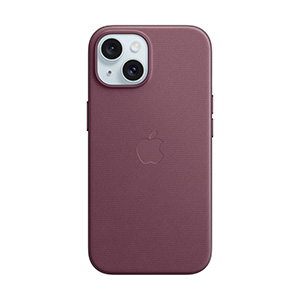 Funda Apple iPhone 15 Plus MagSafe FineWoven Rojo Mora                
