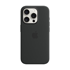 Funda Apple iPhone 15 Pro Max MagSafe Silicon Negro                   