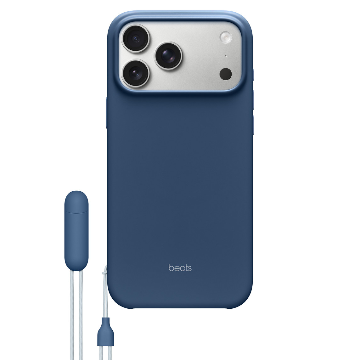 funda beats horizontal iphone 17 pro max magsafe correa azul subsuelo 