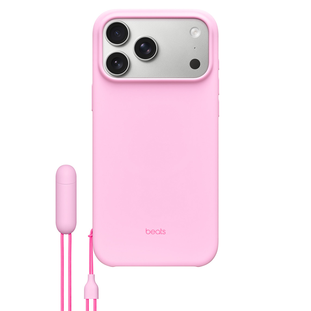 funda beats horizontal iphone 17 pro max magsafe correa rosa mineral  