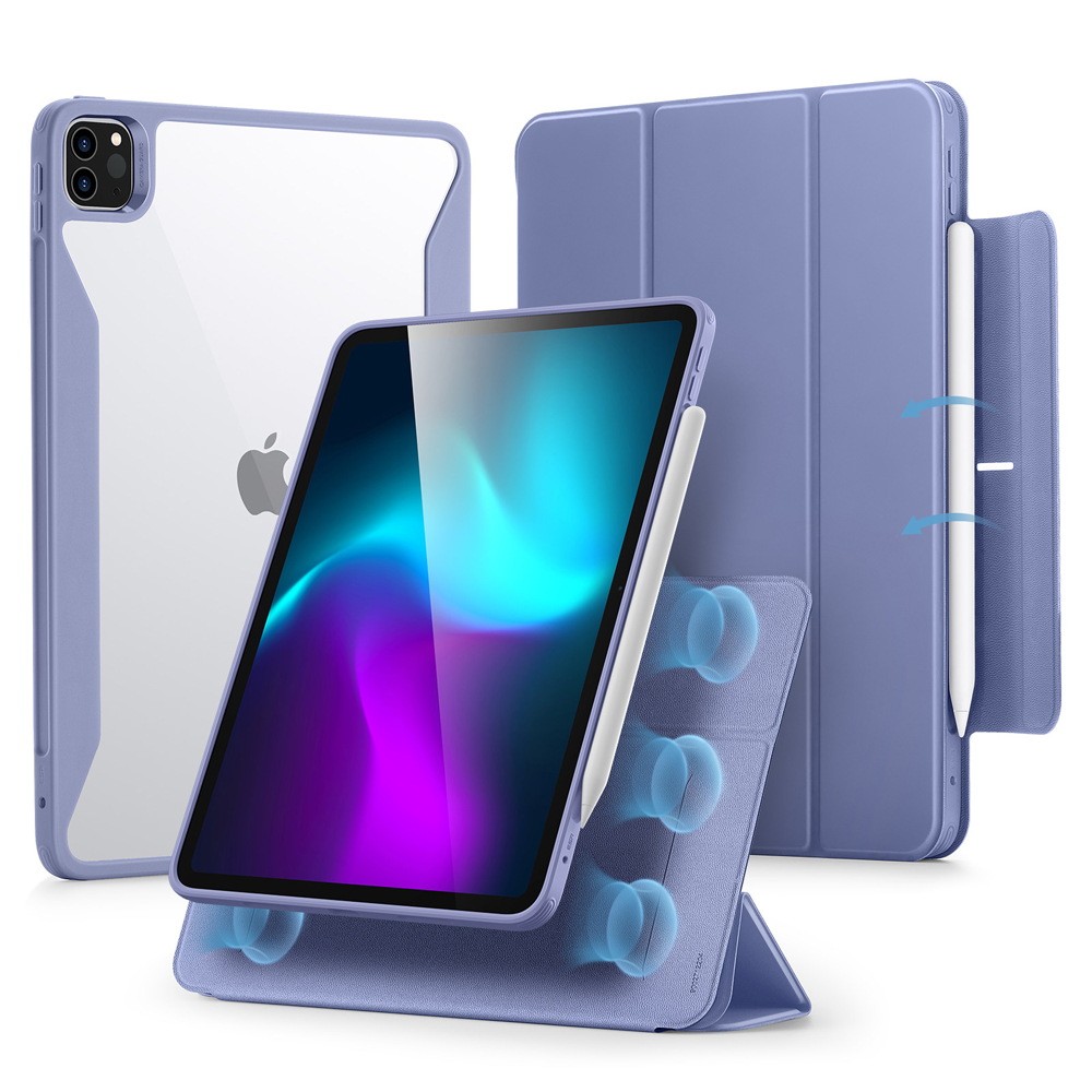 funda esr rebound hybrid 360 ipad pro 11" m4 lavanda                  