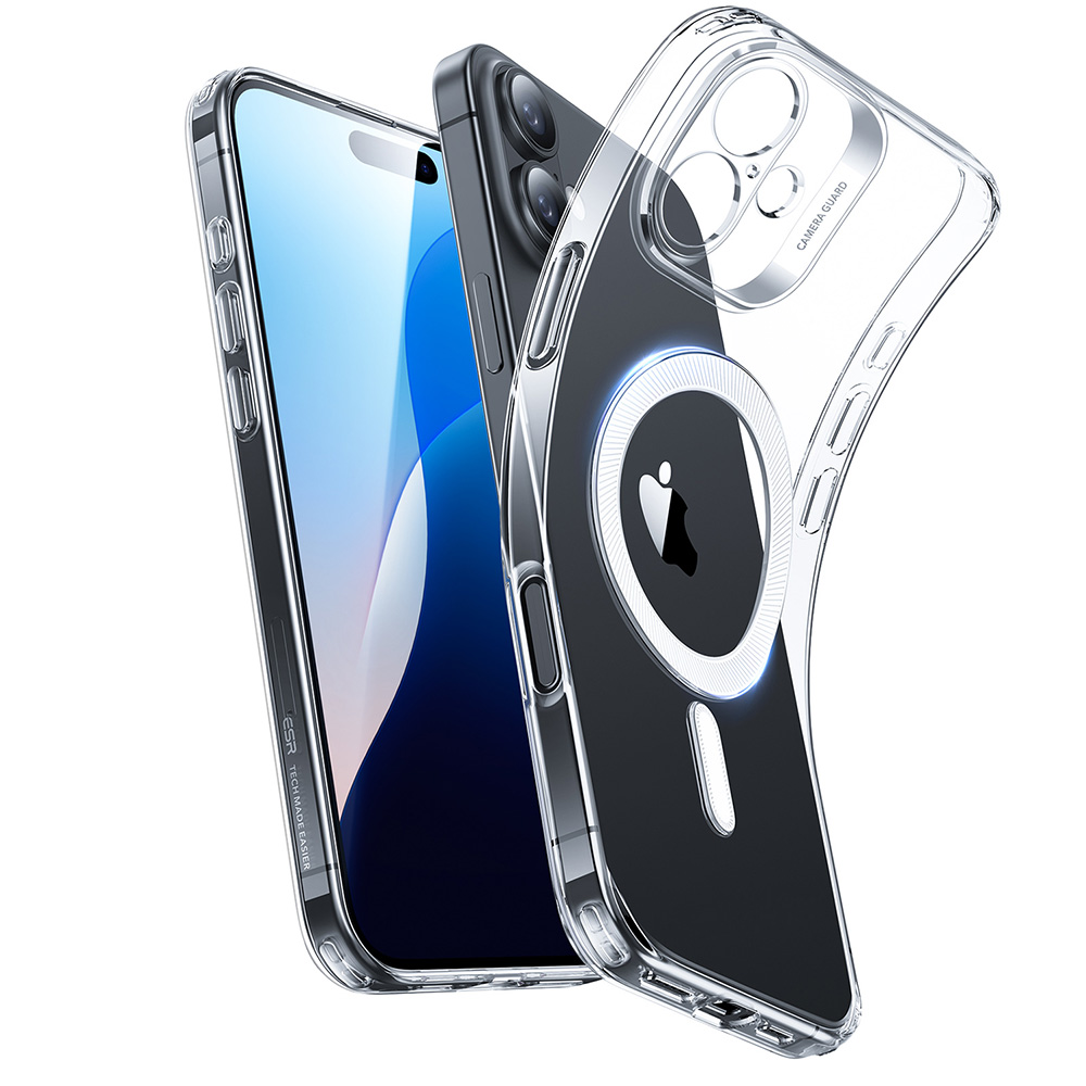 funda esr  zero iphone 16 magsafe transparente                        