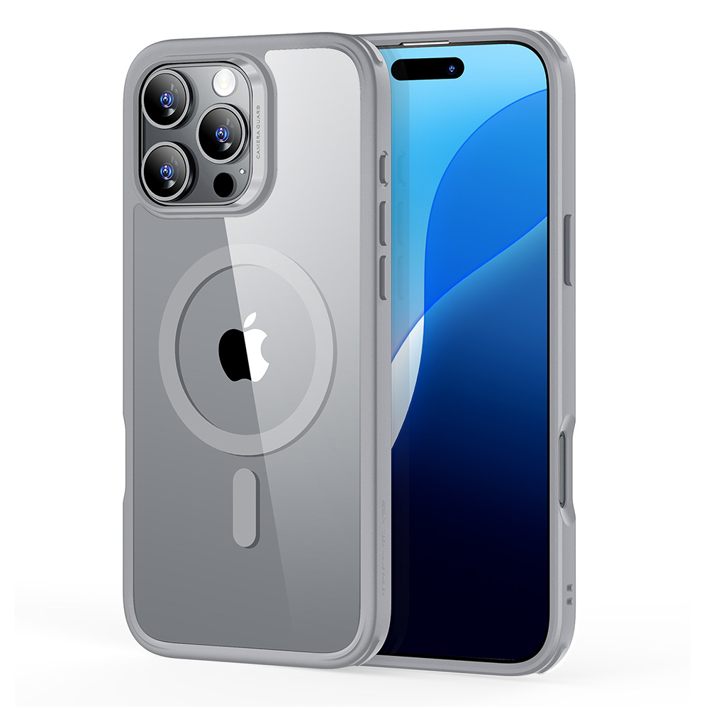 funda esr classic hybrid iphone 16 pro max magsafe gris               
