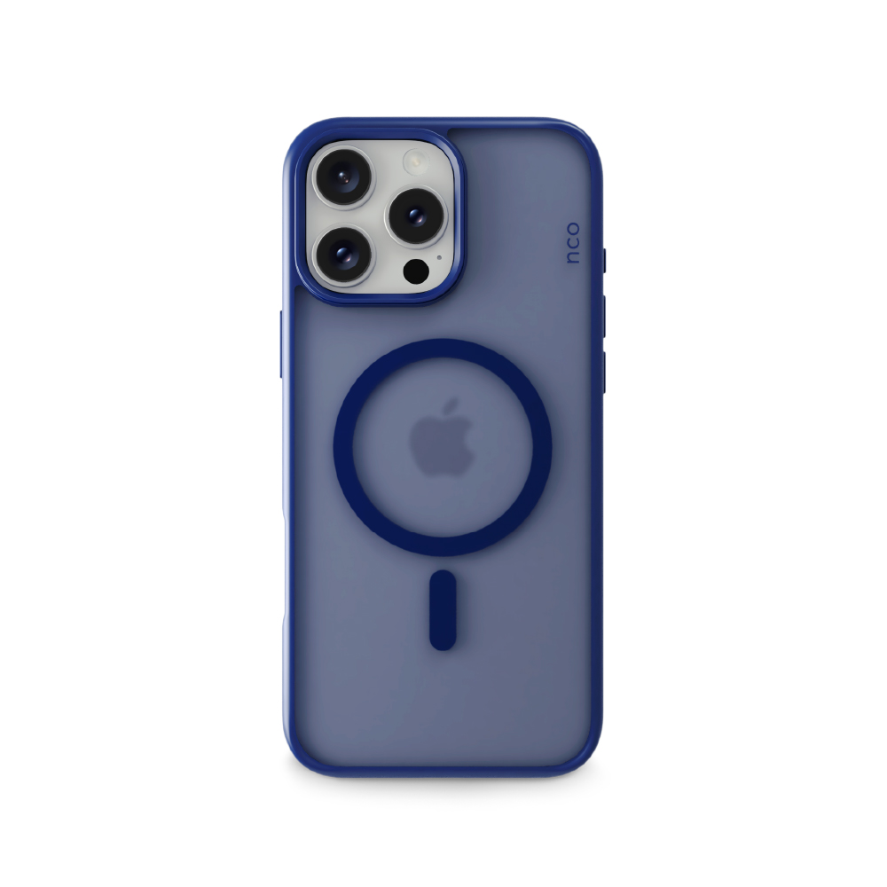 funda nco safecase lite iphone 16 pro max magsafe azul                
