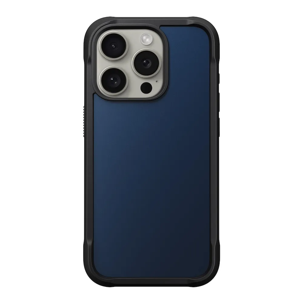 funda nomad rugged iphone 15 pro azul                                 