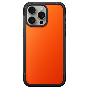 Funda Nomad NM01671985 Rugged iPhone 15 Pro Max Naranja