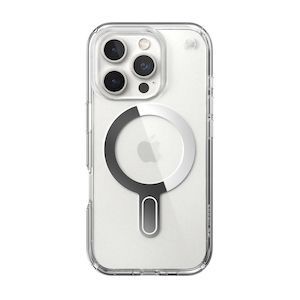 Compra Funda Speck Presidio Perfect Clear +Cl iPhone 16 Pro /17 Magsafe Plata