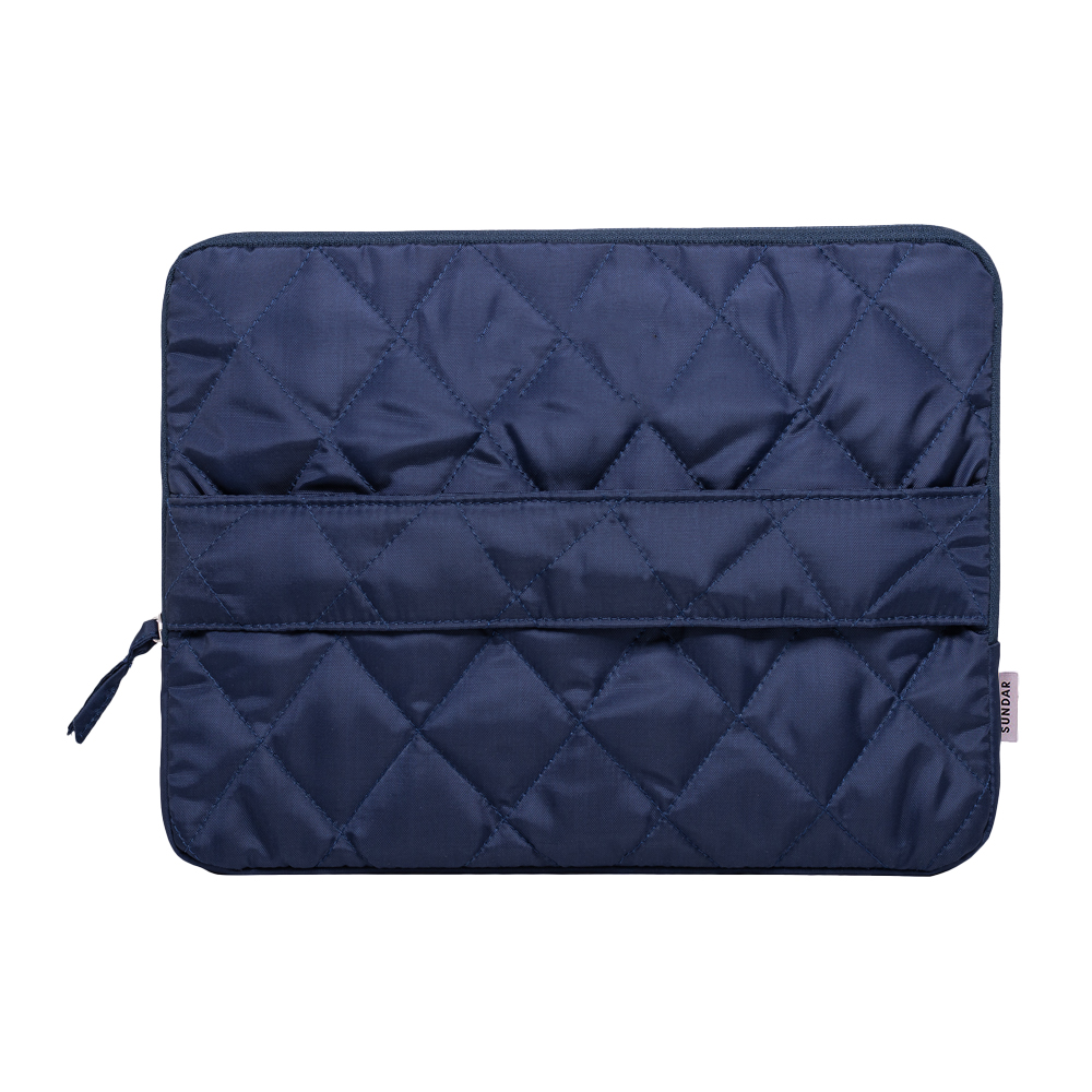 sleeve sundar macbook 13" a 15" azul marino                           