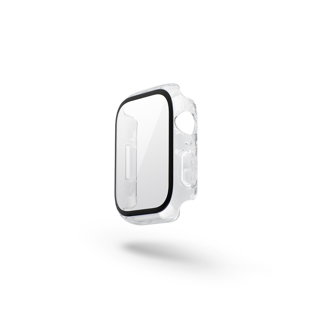 Protector para Apple Watch Serie 7 (45mm), Legion por UNIQ
Color: Dove (Transparente)
-Protector de cristal templado curvo nivel 9H para pantalla.
-Bumper con protección 360.
-Protección a rasguños e impactos.
-Diseño minimalista, ligero y cómodo
-Compatible con Apple Watch Serie 7
No incluye Apple Watch.