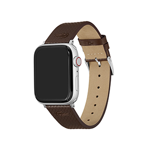Correa Lacoste 2050027 Apple Watch 42-44-45mm Piel Café