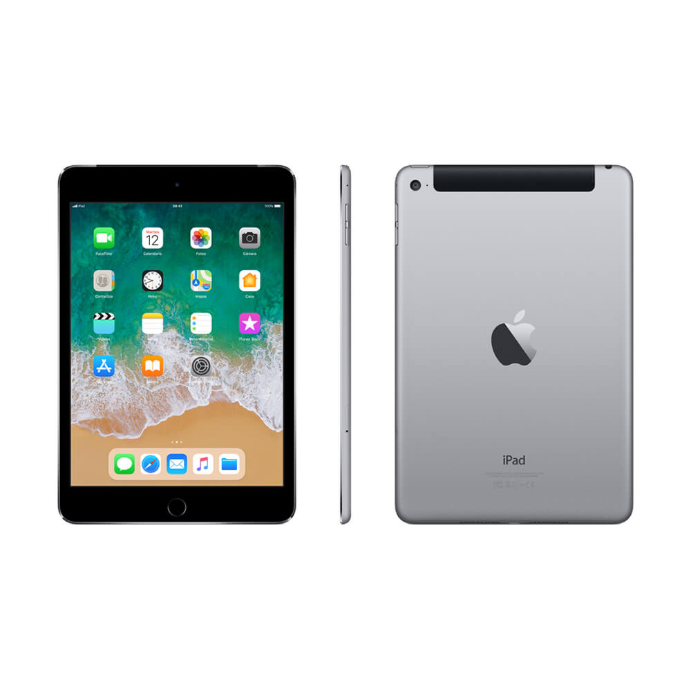 iPad Mini 4 Wi-Fi + Celular 128 GB Gris Espacial IPADAPP205