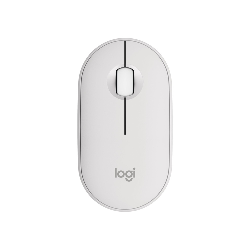 mouse logitech pebble mouse 2 m350s inalambrico blanco                
