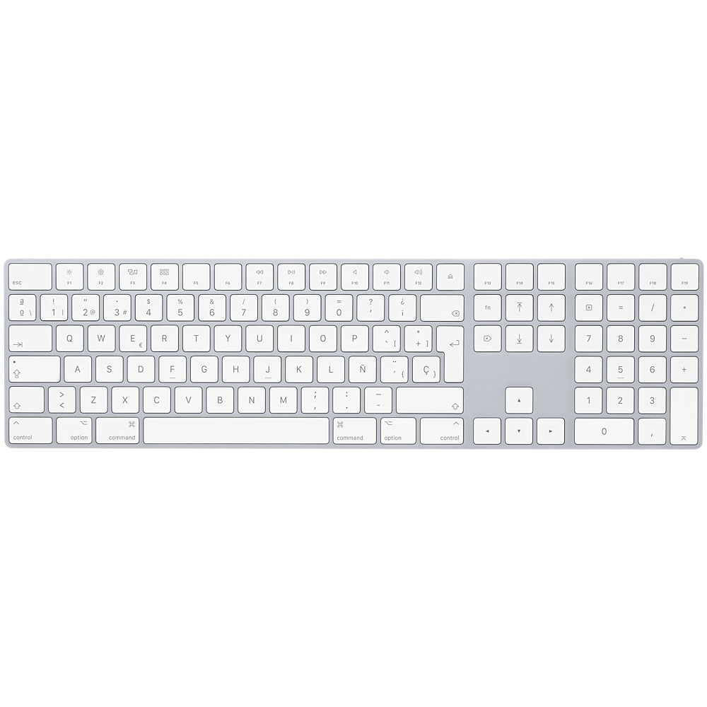 magic keyboard apple mq052lz/a con teclado numerico plata ingles      