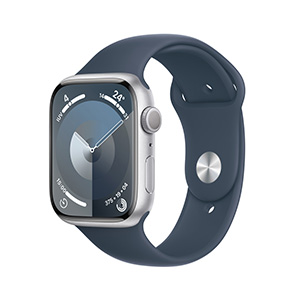 Apple Watch MR9E3CL/A S9 GPS 45mm Aluminio Plata Dep Azul Tormenta