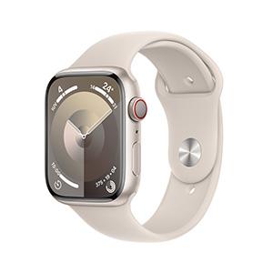 Apple Watch MRM93CL/A S9 GPS+Cell 45mm Alum Blanco Estelar Dep Blanco