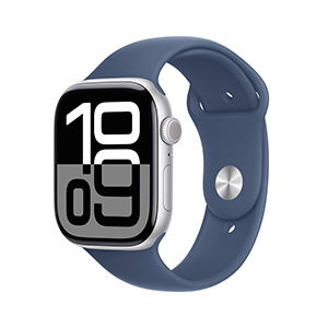 Compra Apple Watch MWY13AM/A S10 GPS+Cell 46mm Alum Plata Dep Azul Demin M/L