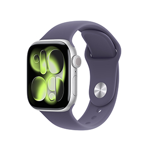 Compra Apple Watch MEU64AM/A S11 GPS 42mm Alum Plata Dep Morado Niebla S/M