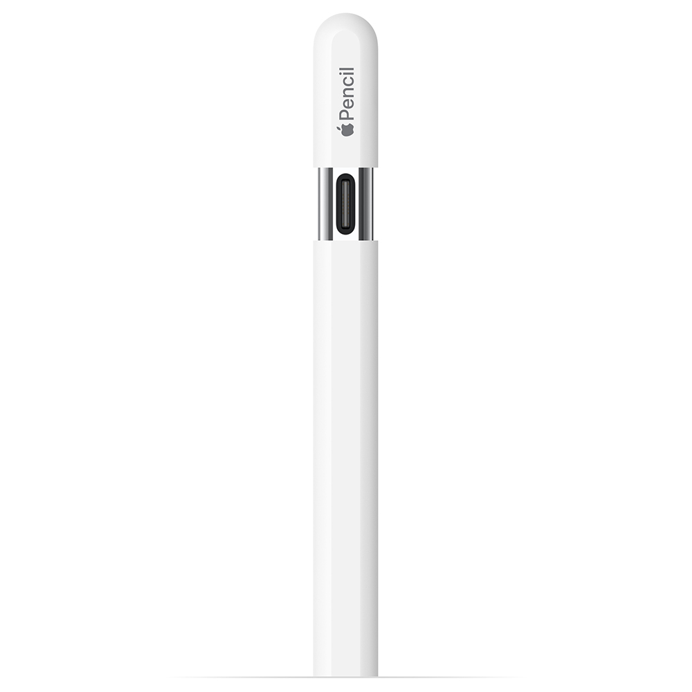 El Apple Pencil (USB-C) es ideal para dibujar, tomar notas, hacer anotaciones y mucho más. Tiene una precisión increíble y baja latencia, además de ser sensible a la inclinación. No notarás la diferencia con un lápiz normal.

El Apple Pencil (USB-C) se adhiere magnéticamente, y se carga y se enlaza mediante USB-C.

Especificaciones:

Largo: 155 mm
Diámetro: 8.9 mm
Peso: 20.5 g
Conexiones Bluetooth
Conector USB-C
Se adhiere magnéticamente

Compatibilidad: 

Modelos de iPad
iPad Pro de 12.9 pulgadas (sexta generación)
iPad Pro de 12.9 pulgadas (quinta generación)
iPad Pro de 12.9 pulgadas (cuarta generación)
iPad Pro de 12.9 pulgadas (tercera generación)
iPad Pro de 11 pulgadas (cuarta generación)
iPad Pro de 11 pulgadas (tercera generación)
iPad Pro de 11 pulgadas (segunda generación)
iPad Pro de 11 pulgadas (primera generación)
iPad Air (quinta generación)
iPad Air (cuarta generación)
iPad (décima generación)
iPad mini (sexta generación)