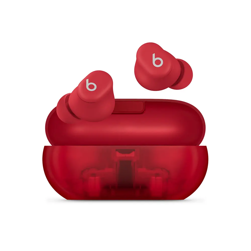 Comprar audifonos beats solo buds inalambricos rojo cristalino | MacStore Online