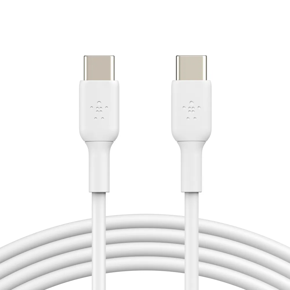 cable belkin pvc usb c a usb c 2m blanco | MacStore Online